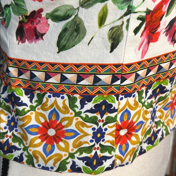 Antonio Melani Floral Crop Top (Size 6) - Picture 3 of 6